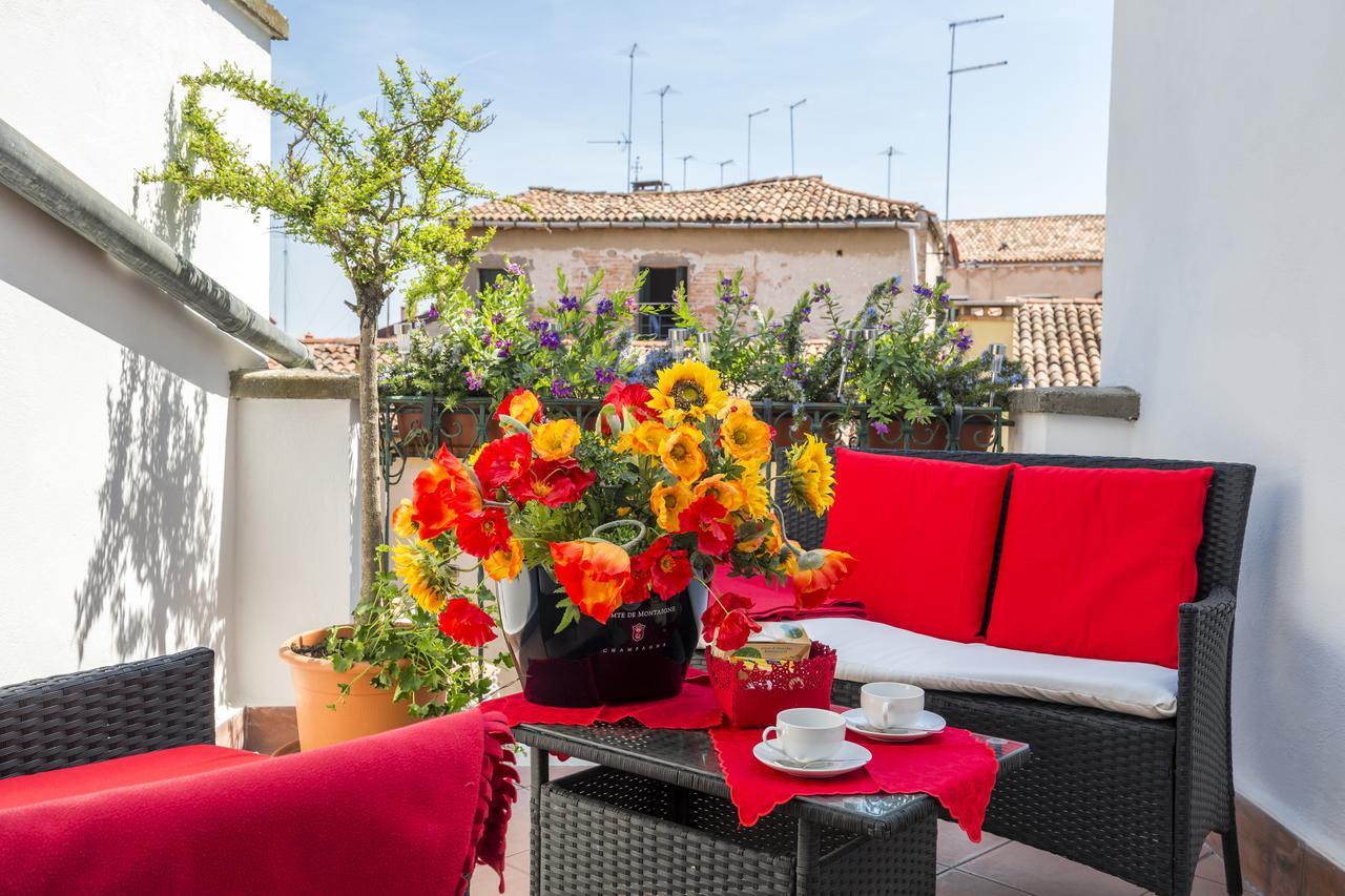 Elegant Terrace Apartment Near Piazza San Marco Last Floor No Lift 베니스 외부 사진